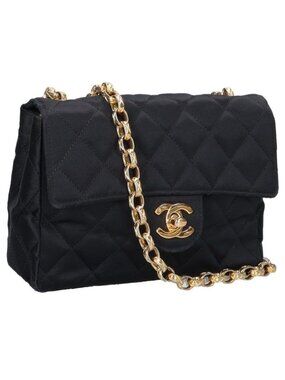 Chanel Satin Chain Shoulder Bag